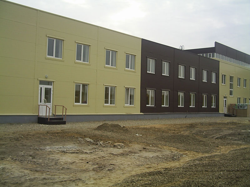 Здание административно-бытового блока главного производственного корпуса ОАО Мантуровский фанерный комбинат